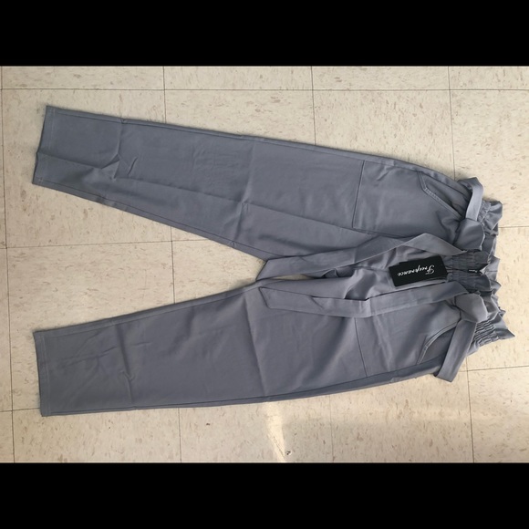 Freepance gray paper bag waist trousers size small - Picture 5 of 5